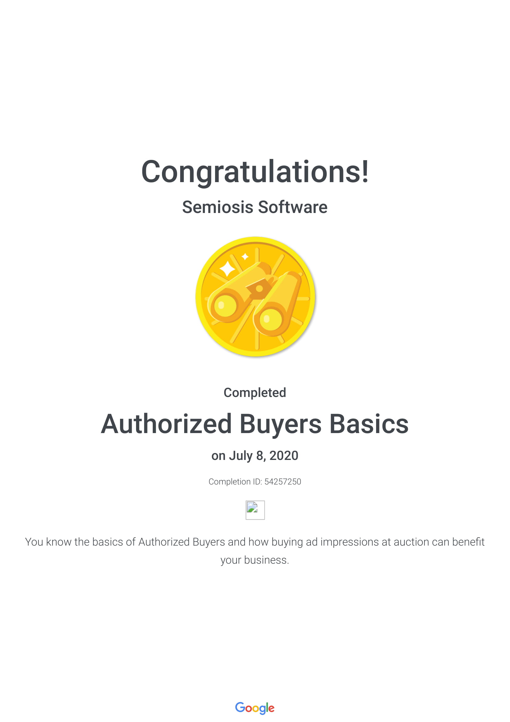 Authorized Buyers Basics