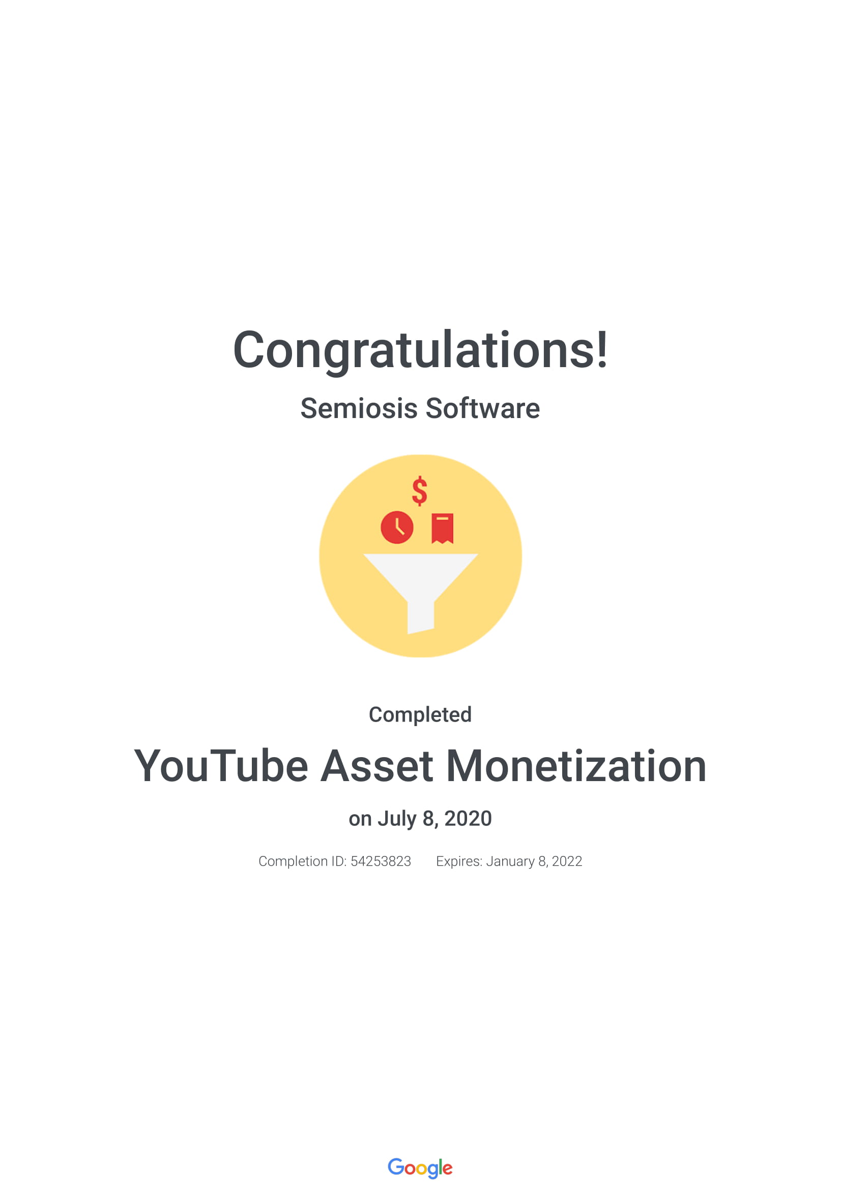 YouTube Asset Monetization