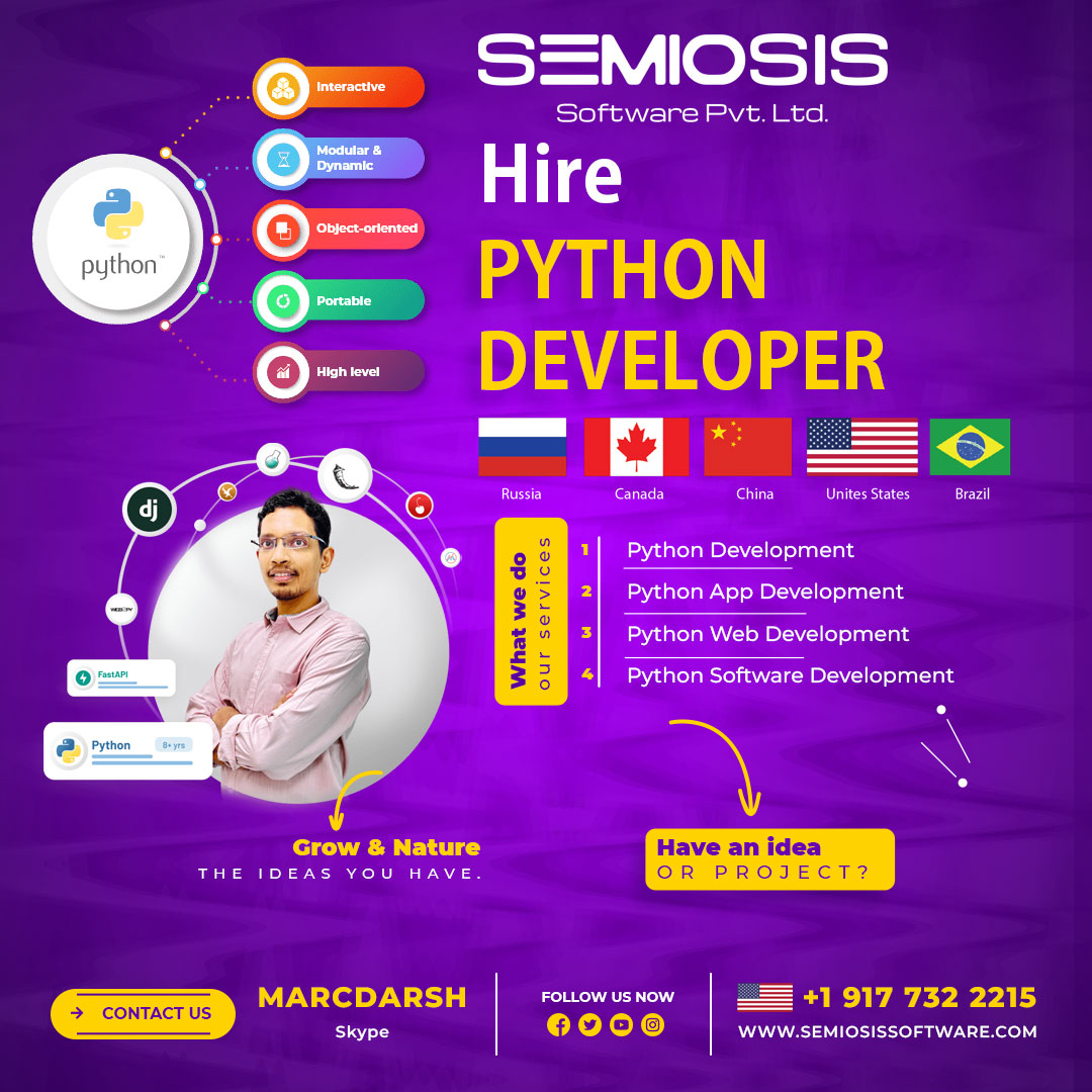 Hire Python Developer in United States