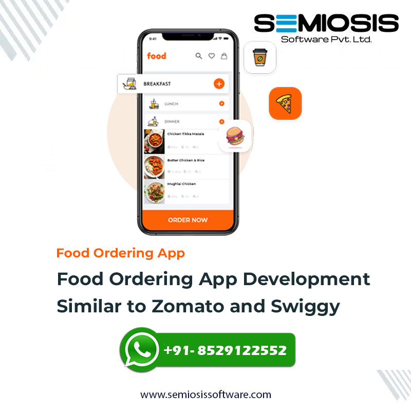 Food Ordering App Development Similar to Zomato and Swiggy