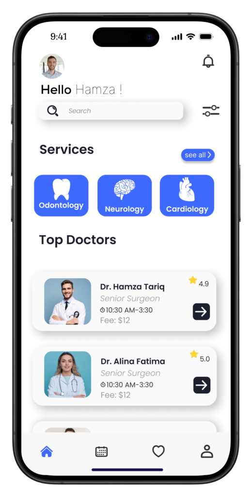 Virtual Doctor Appointment App