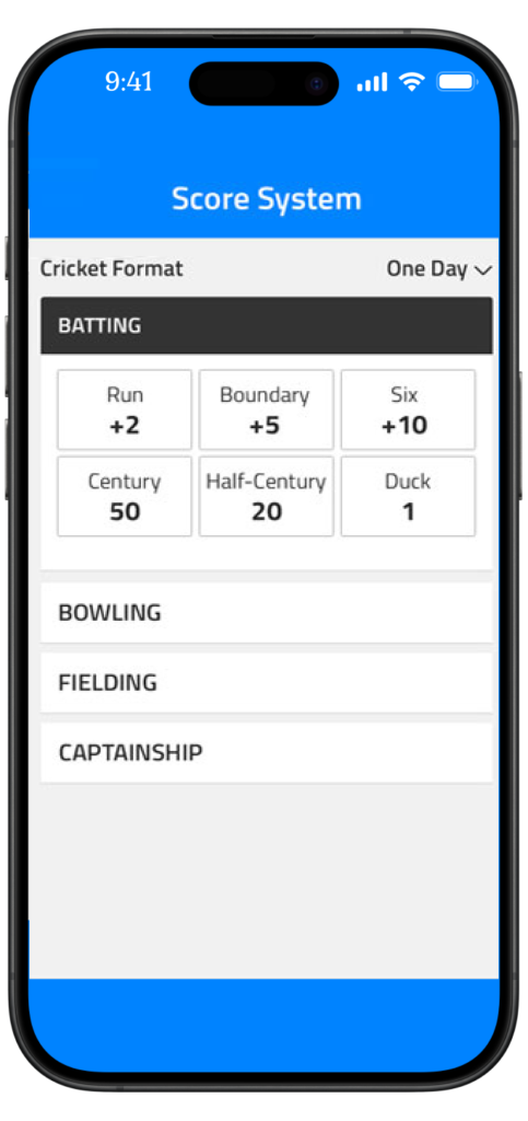 Professional Fantasy Sports App Development